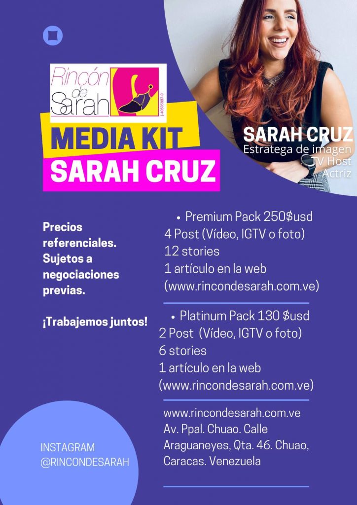 Media Kit - Sarah Cruz